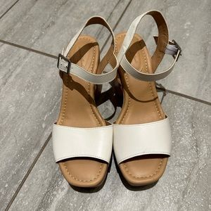 White Platform Heels